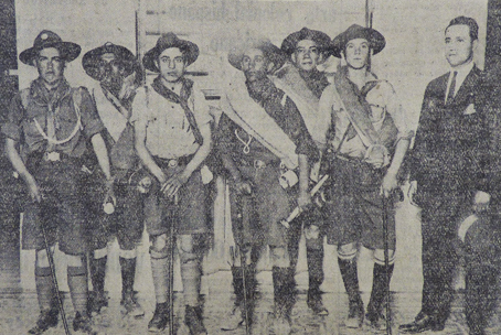 Boy Scouts Argentinos Plana mayor de la compañía general Belgrano. (año 1930)