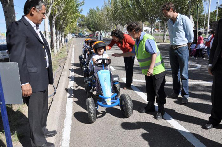 SE INAGURO ESCUELITA VIAL EN EL PARQUE CENTRAL.