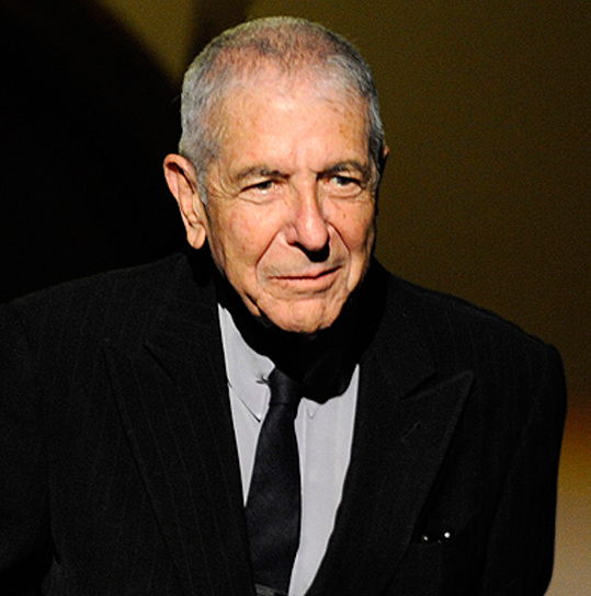 Canadian singer-songwriter Leonard Cohen attends a tribute in Gijon, northern Spain on October 19, 2011.   REUTERS/Eloy Alonso/File Photo